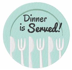 served! detailed machine embroidery - Dinner Is Served! for Recipe Book Covers