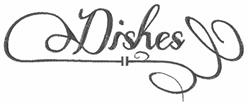 dishe beginner-friendly machine digital embroidery - Dishes perfect for kitchen aprons