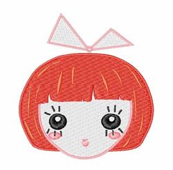 detailed head machine embroidery pattern - Doll Head perfect for cute baby onesies