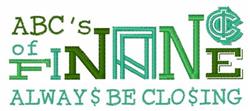 Dollar sign letters in a modern, playful style, featuring shades of green and various fonts emphasizing finance.