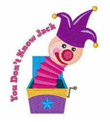 detailed jack machine embroidery pattern - Dont Know Jack for Party Invitations