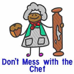 detailed dont machine digital embroidery pattern - Dont Mess perfect for Recipe Cards