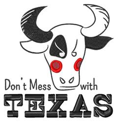 texa detailed machine embroidery - Dont Mess with Texas perfect for kitchen tea towels