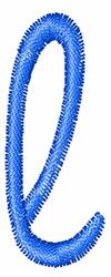 case quick stitch machine embroidery - Dots Lower Case l for patchwork quilt blocks