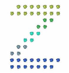 quick stitch monogram machine embroidery pattern - Dotted Monogram Z for kitchen tea towels