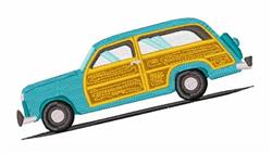 road detailed machine digital embroidery - Down The Road perfect for reusable tote bags