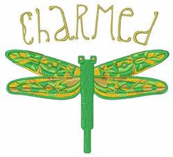 detailed butterfly machine embroidery pattern - Dragonfly Charmed for cute baby onesies