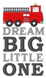 Dream Big - 5x7 dream detailed embroidery design for Childrens Backpacks