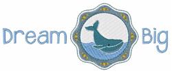 Dream Big - 5x7 dream detailed machine embroidery design perfect for reusable tote bags