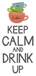 drink beginner-friendly machine embroidery - Drink Up perfect for reusable tote bags