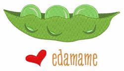 edamame detailed machine embroidery - Edamame perfect for decorative pillow covers