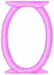monogram quick stitch machine embroidery - Enchanted Monogram O for reusable tote bags