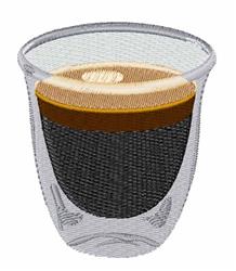 shot detailed machine digital embroidery - Espresso Shot perfect for kitchen aprons