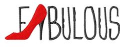 Fabulous - 5x7 fabulou beginner-friendly embroidery design for reusable tote bags