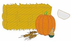 Fall Gourds - 5x7 pumpkin detailed machine embroidery design for Holiday Wreaths