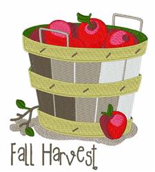 Fall Harvest - 5x7 leaf detailed machine embroidery design for kitchen tea towels
