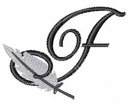 case quick stitch machine embroidery - Feather Upper Case F for decorative pillow covers