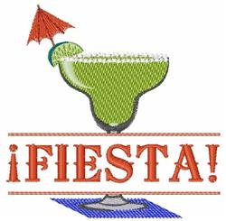 drink detailed machine embroidery - Fiesta Drink perfect for decorative pillow covers