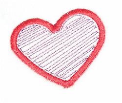 heart quick stitch machine digital embroidery - Filled Heart perfect for kitchen aprons