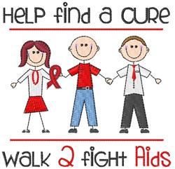 cure detailed machine digital embroidery - Find A Cure perfect for kitchen tea towels