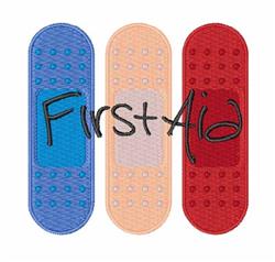 aid detailed machine embroidery - First Aid perfect for Childrens Bandages