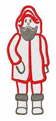 beginner-friendly fisherman machine embroidery pattern - Fisherman for Outdoor Cushions