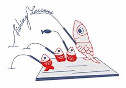 lesson beginner-friendly machine embroidery - Fishing Lessons for Outdoor Apparel