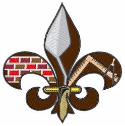 mason detailed machine embroidery - Fleur de Mason perfect for decorative pillow covers