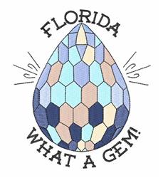 detailed moonstone machine embroidery pattern - Florida Moonstone for kitchen tea towels