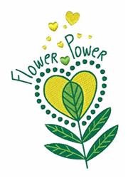 detailed leaf machine embroidery pattern - Flower Power perfect for Lunch Boxes