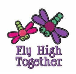 Fly High - 5x7 high detailed machine embroidery design perfect for kitchen tea towels