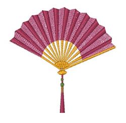 fan beginner-friendly machine embroidery - Folding Fan perfect for reusable tote bags