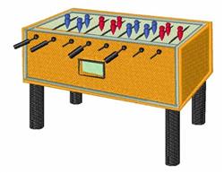 detailed foosball machine embroidery pattern - Foosball perfect for Game Room Decor