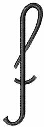 French Script f