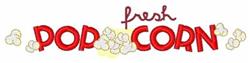 Fresh Popcorn - 5x7 popcorn beginner-friendly embroidery design for reusable tote bags