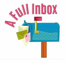 inbox detailed machine digital embroidery - Full Inbox perfect for reusable tote bags