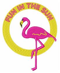 bird detailed machine embroidery - Fun In Sun perfect for decorative pillow covers
