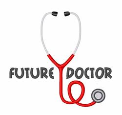 doctor beginner-friendly machine embroidery - Future Doctor for decorative pillow covers