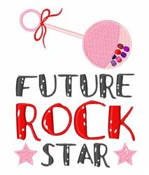 star detailed machine embroidery - Future Rock Star perfect for patchwork quilt blocks