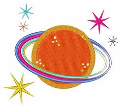 Galaxy - 5x7 star detailed machine embroidery design for decorative pillow covers