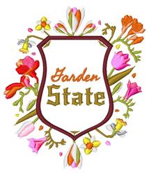 Garden State - 5x7 leaf detailed machine embroidery design for decorative pillow covers