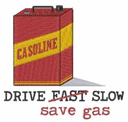 detailed can machine embroidery pattern - Gasoline Can perfect for Garage Towels