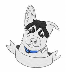 detailed puppy dog machine embroidery pattern - Gentle Giant perfect for Dog Beds