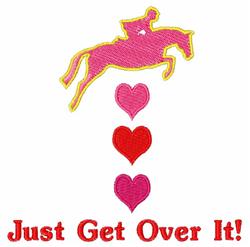 Get Over It - 4x4 heart beginner-friendly embroidery design for reusable tote bags