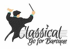 Go For Baroque - 5x7 baroque beginner-friendly embroidery design for reusable tote bags