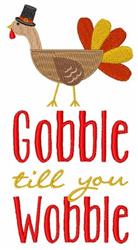 bird detailed machine embroidery - Gobble Wobble perfect for decorative pillow covers