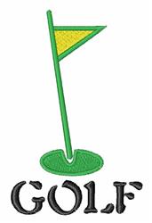 Golf - 4x4 golf quick stitch machine digital embroidery design for Golf Towels