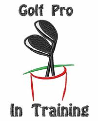 beginner-friendly pro machine embroidery pattern - Golf Pro perfect for Club Covers