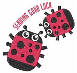 Good Luck - 4x4 luck detailed machine embroidery design perfect for kitchen tea towels