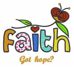 leaf detailed machine digital embroidery - Got Hope perfect for reusable tote bags